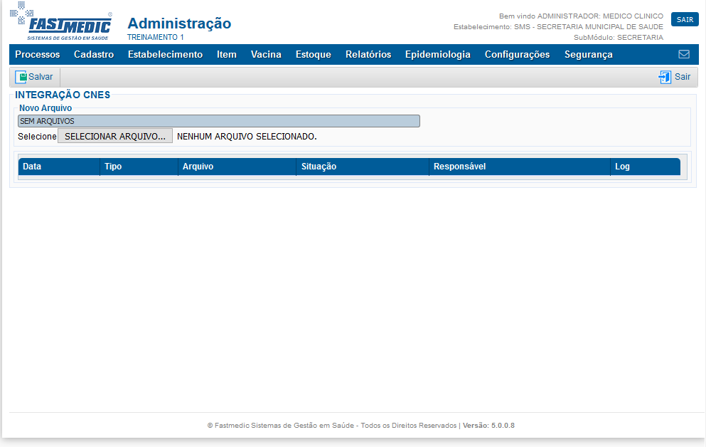 Imagem demonstrativa da Integração CNES